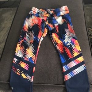 Athleta multi colored leggings
